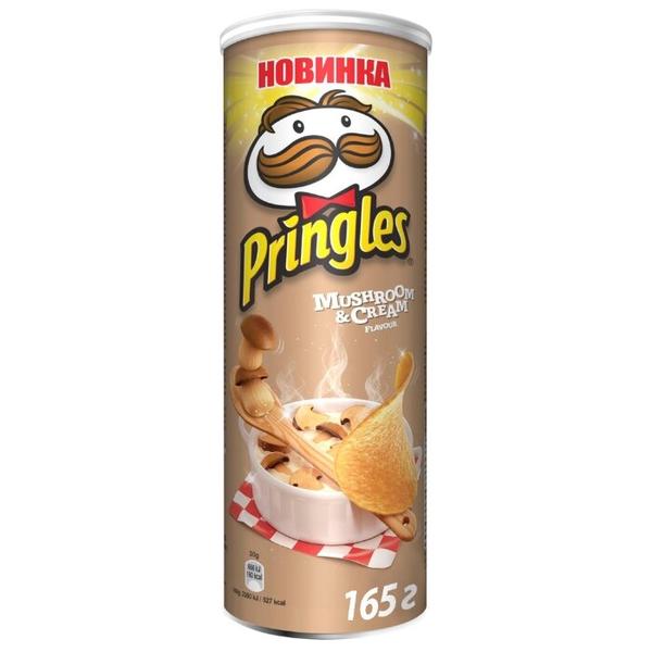 Чипсы Pringles картофельные Mushroom & Cream
