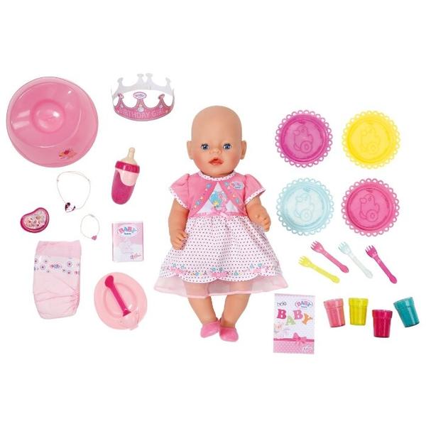 Интерактивная кукла Zapf Creation Baby Born Праздничная 43 см 823-095