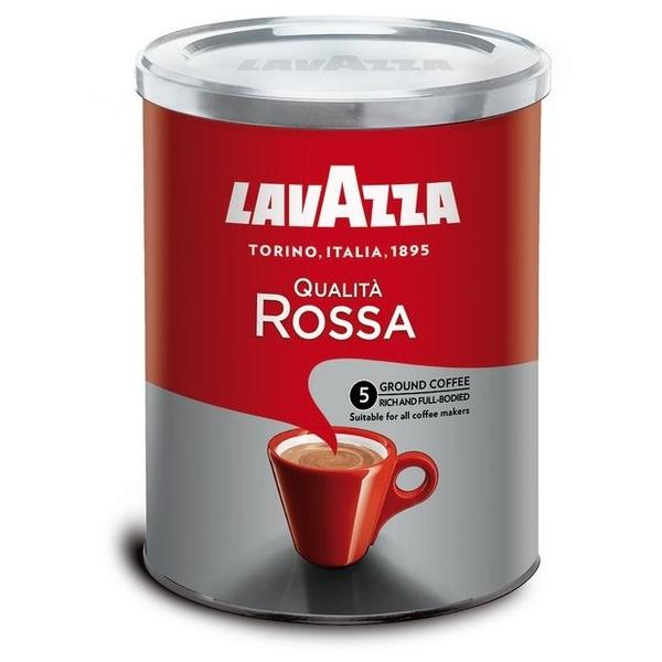 Кофе молотый Lavazza Qualita Rossa жестяная банка
