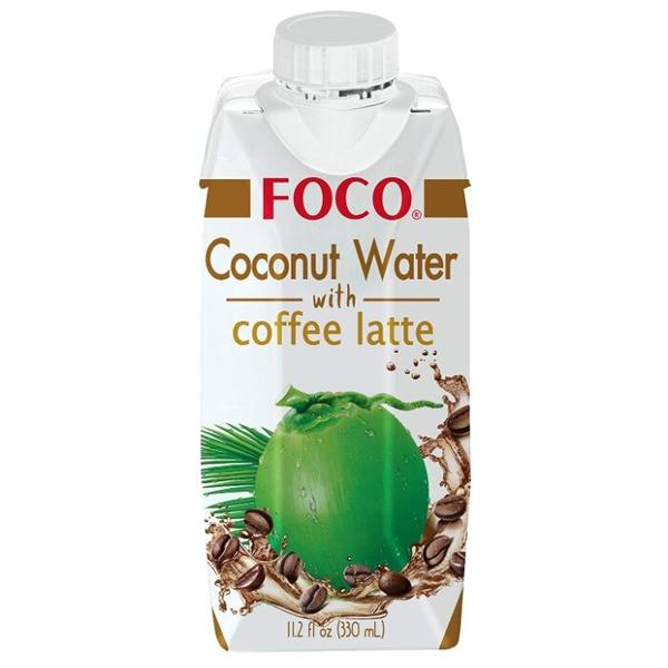 Вода кокосовая FOCO с кофе латте
