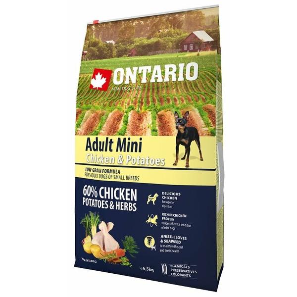 Корм для собак Ontario Adult Mini Chicken & Potatoes