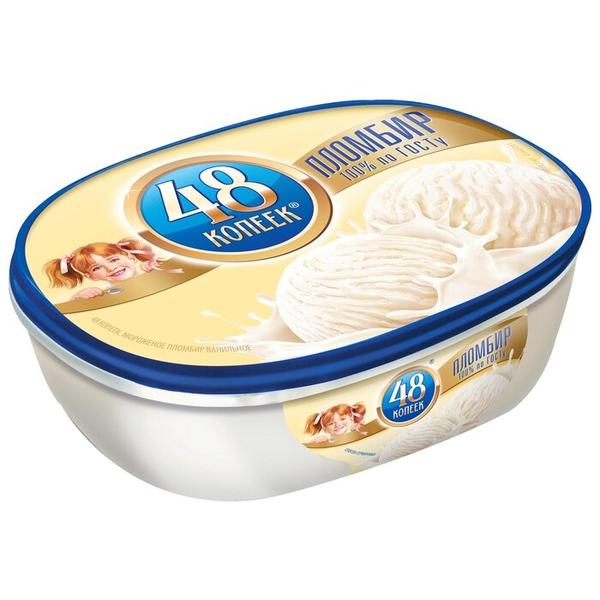 Мороженое 48 КОПЕЕК пломбир ванильный 446 г