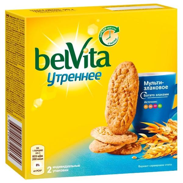 Печенье Belvita Утреннее мультизлаковое, 90 г