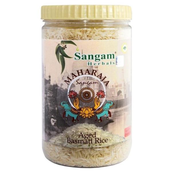 Рис Sangam Herbals Басмати Махараджа выдержанный 1 кг
