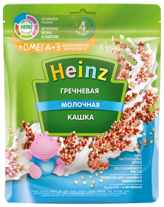 Heinz молочная гречневая (с 4 месяцев) 200 г