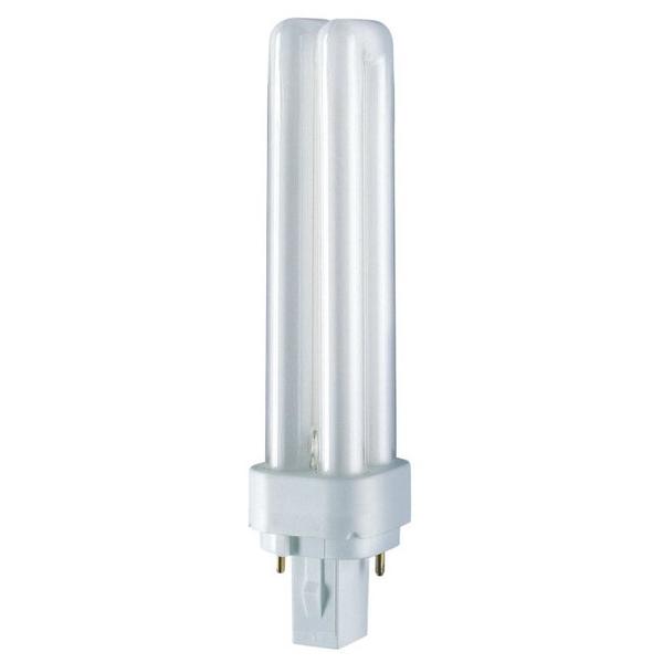 Лампа люминесцентная OSRAM Dulux D 840, G24d, T11, 18Вт
