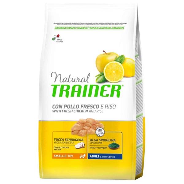 Корм для собак TRAINER Natural Adult Small&Toy Chicken and rice dry
