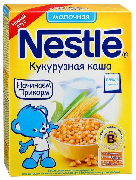 Nestlé Молочная кукурузная (с 5 месяцев) 250 г