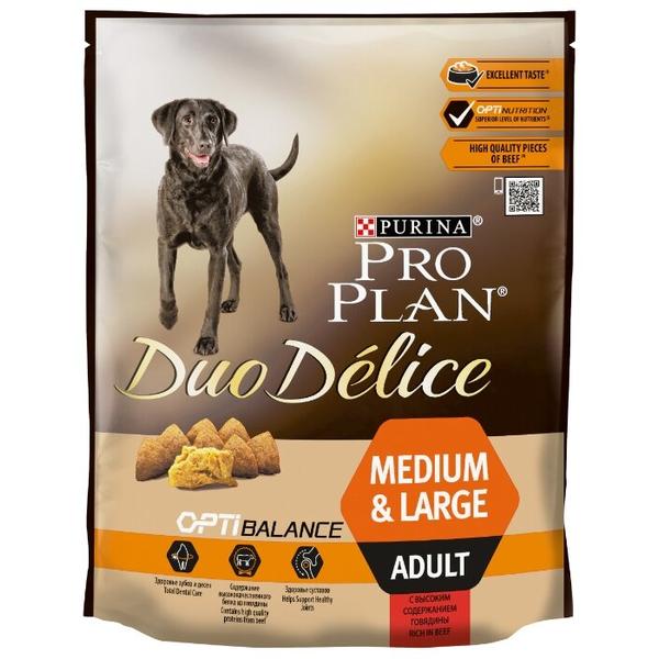 Корм для собак Pro Plan Duo Delice говядина