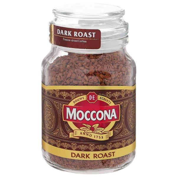 Кофе растворимый Moccona Dark Roast сублимированный, стеклянная банка