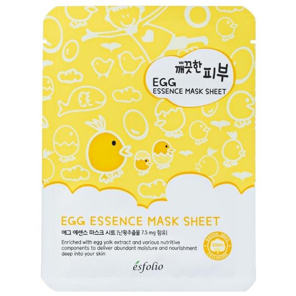 Esfolio Маска тканевая c яйцом Pure Skin Egg Essence Mask Sheet