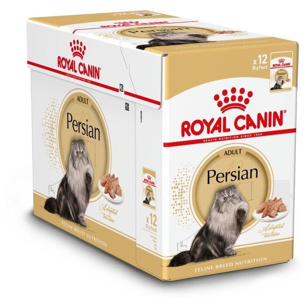 Корм для кошек Royal Canin Персидская для профилактики МКБ, мясное ассорти, рыбное ассорти 85 г (паштет)