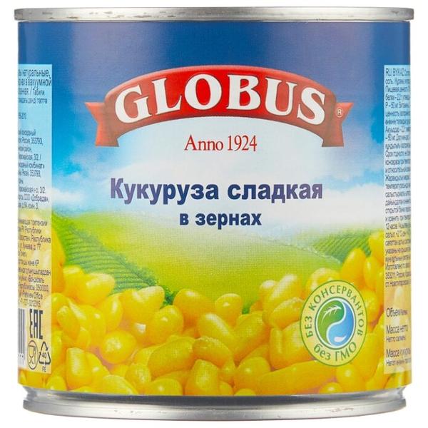 Кукуруза сладкая Globus жестяная банка 340 г