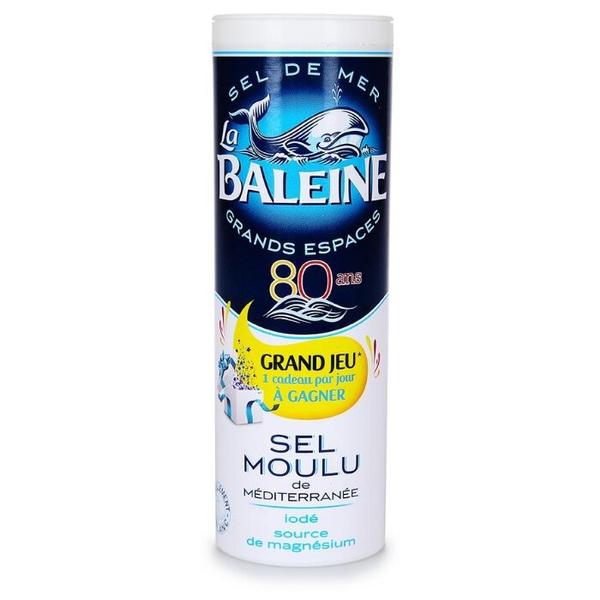 La Baleine Соль морская йодированная мелкая, 250 г