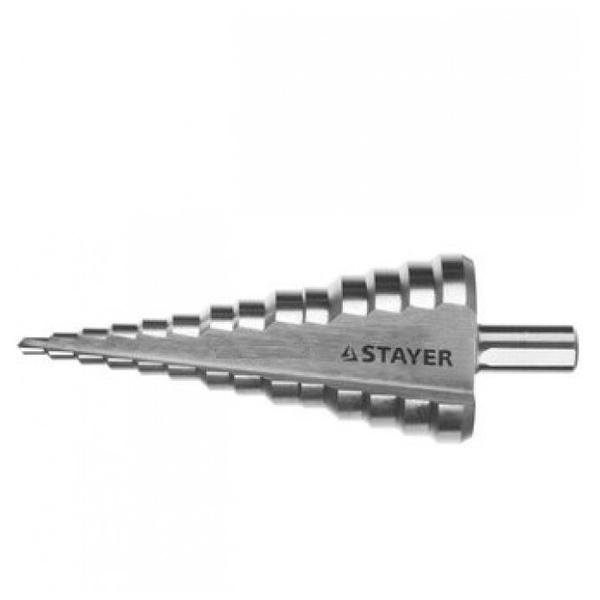 Сверло по металлу, ступенчатое STAYER 29660-6-20-8 20 x 75 мм