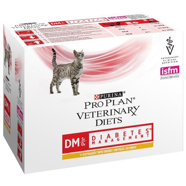 Корм для кошек Pro Plan Veterinary Diets Feline DM Diabetes Management Chichen pouch