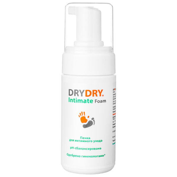 DryDry Пенка для интимной гигиены DryDry Intimate Foam, 100 мл