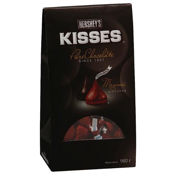 Конфеты Kisses Темный шоколад, пакет