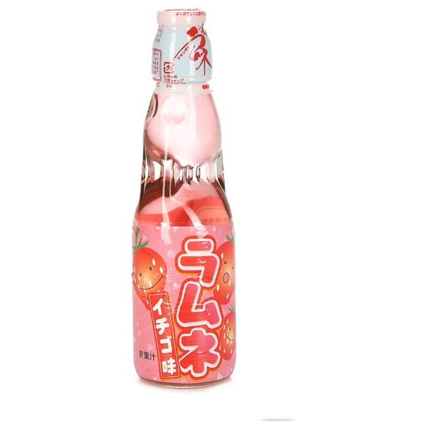 Газированный напиток Hatakosen Ramune Клубника