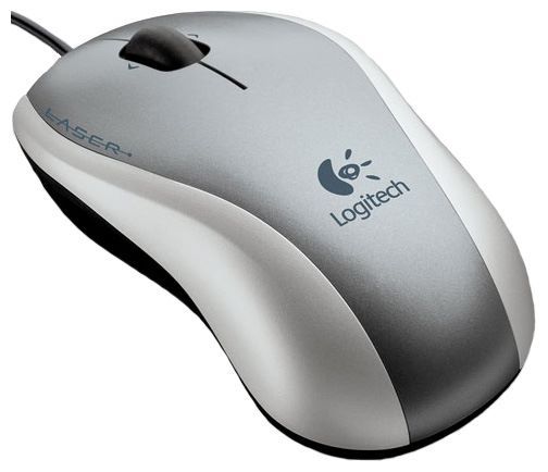 Logitech V150 Laser Mouse Grey USB