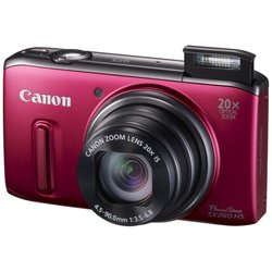 Canon PowerShot SX260 HS (red 12.1Mpix Zoom20x 3 1080 SDHC GPS NB-6L)