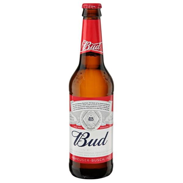 Пиво светлое Bud 0.47 л
