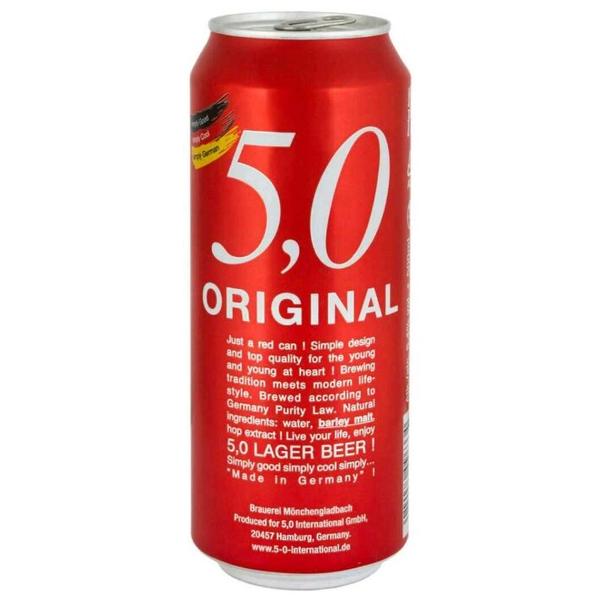 Пиво светлое 5,0 Original Lager 0,5 л
