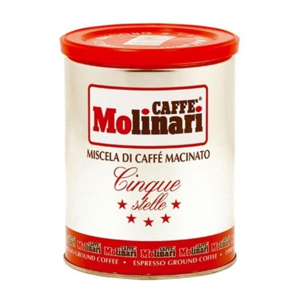 Кофе молотый Molinari Cinque Stelle (5 звезд)