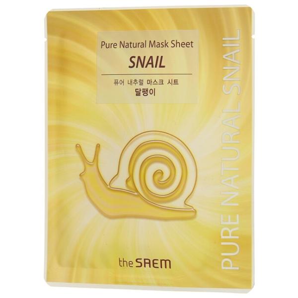 The Saem тканевая маска Pure Natural Mask Sheet Snail