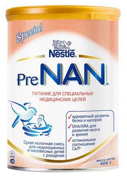 NAN (Nestlé) Pre (c рождения) 400 г