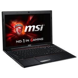 MSI GP60 2QF Leopard Pro (Core i5 4210H 2900 MHz/15.6"/1920x1080/8Gb/1000Gb/DVD-RW/NVIDIA GeForce GTX 950M/Wi-Fi/Bluetooth/DOS) (GP60 2QF-1065XRU) (черный)