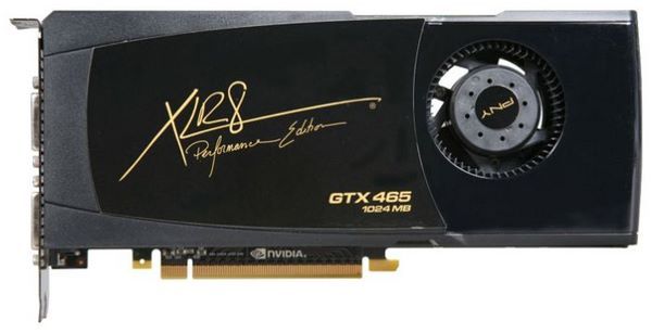 PNY GeForce GTX 465 607Mhz PCI-E 2.0 1024Mb 3206Mhz 256 bit 2xDVI Mini-HDMI HDCP