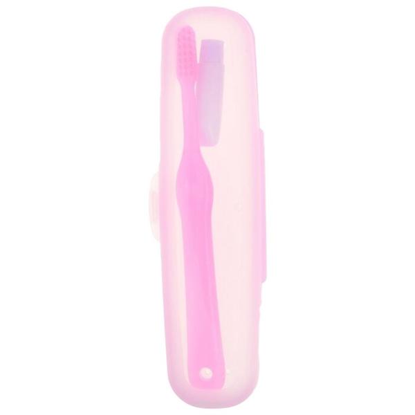 Зубная паста + щетка Gosepura набор в футляре розовый маленький, 3 гр.