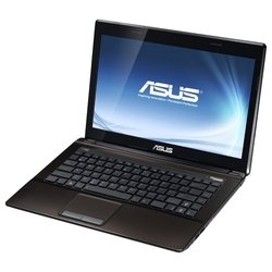 ASUS K43SD (Core i3 2350M 2300 Mhz/14"/1366x768/3072Mb/500Gb/DVD-RW/Wi-Fi/Bluetooth/Win 7 HB)