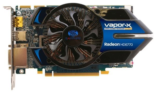 Sapphire Radeon HD 6770 860Mhz PCI-E 2.1 1024Mb 4800Mhz 128 bit 2xDVI HDMI HDCP