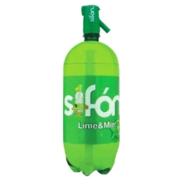 Вода питьевая Aqua Elite Sifon с ароматом лайма и мяты газированная пластик