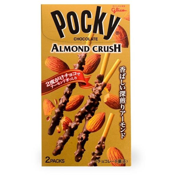 Печенье Glico Pocky Almond Crash шоколад с миндалем, 45 г