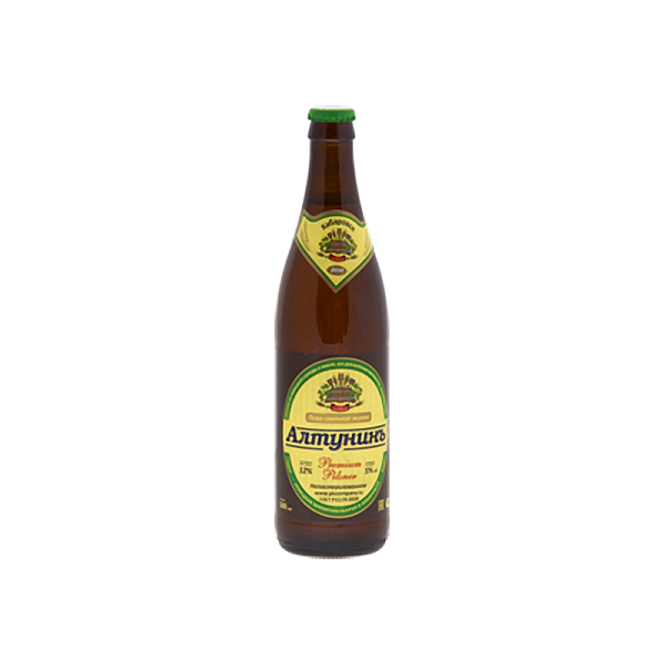 Пиво светлое Алтунинъ, 0.5 л