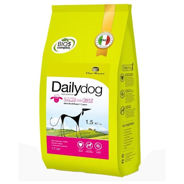Корм для собак Dailydog Adult Small Breed lamb and rice