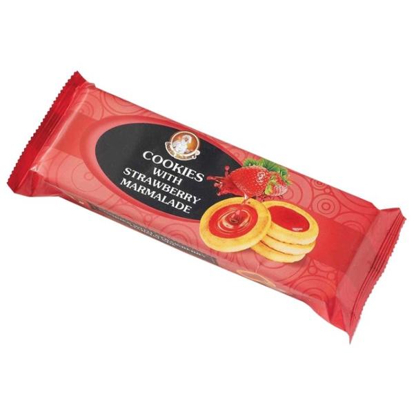 Печенье SANTA BAKERY с клубничным мармеладом, 100 г