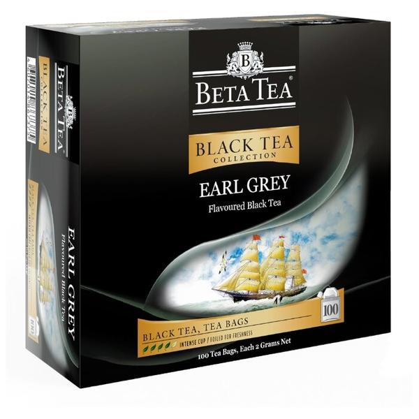 Чай черный Beta tea Earl grey в пакетиках