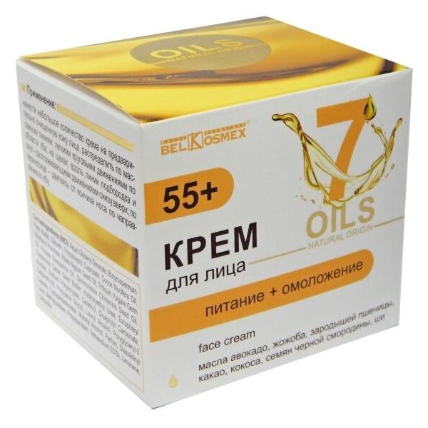 Крем Belkosmex Oils Natural Origin для лица 55+ 48 мл
