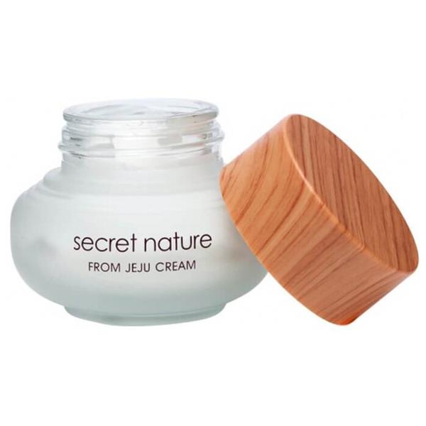 Secret Nature From Jeju Cream Увлажняющий крем для лица с экстрактом зелёного чая