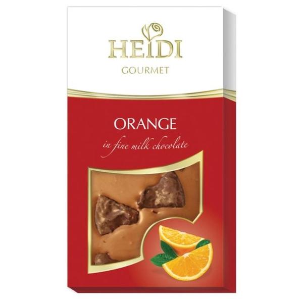 Шоколад Heidi Gourmette молочный с апельсином