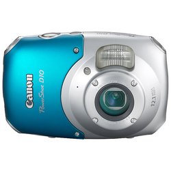 Canon PowerShot D10 (silver/blue 12.1Mpix Zoom3x 2.5 SDHC 1x2.3 IS 3minF KPr/WPr/NB-6L)