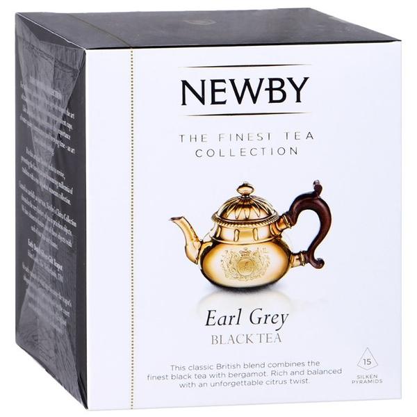 Чай черный Newby Earl grey в пирамидках
