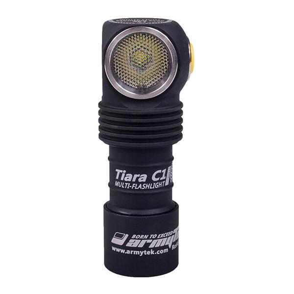 Ручной фонарь ArmyTek Tiara C1 Pro XP-L Magnet USB (теплый свет) + 18350 Li-Ion