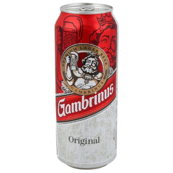 Пиво светлое Gambrinus Original 0,5 л
