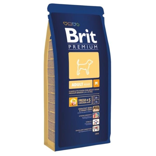 Корм для собак Brit Premium курица (для средних пород)