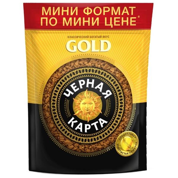 Кофе растворимый Черная карта Gold, пакет